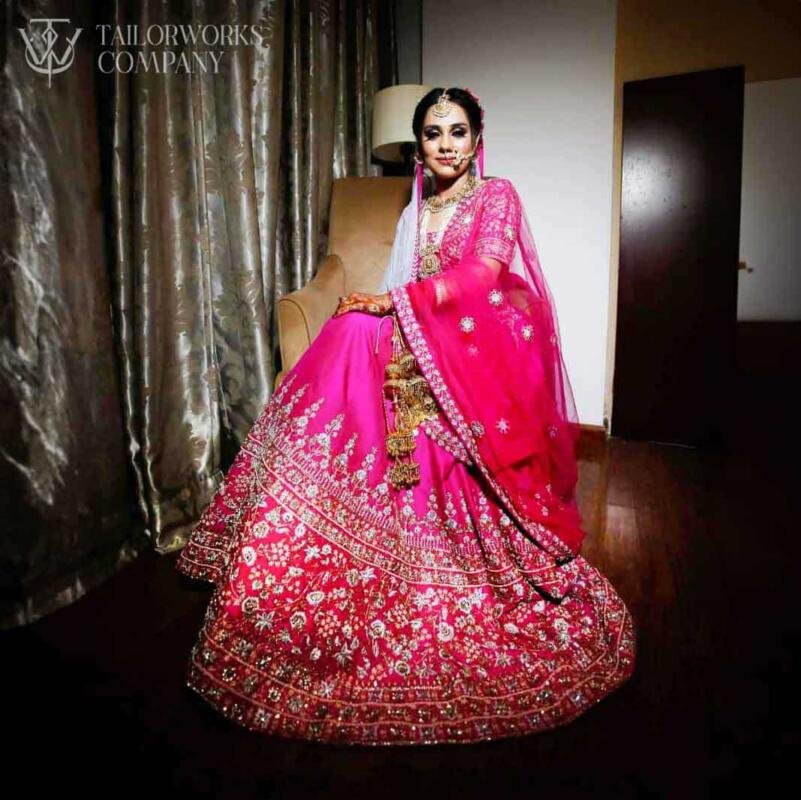 CLASSIC-PINK-RED-WEDDING-LEHENGA-TAILORWORKS-CO