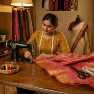 Saree Stitching