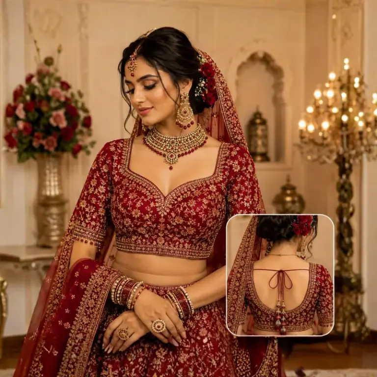 bridal lehanga blouse